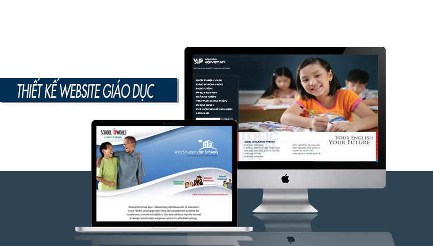 Thiết kế website trung tâm giáo dục thường xuyên